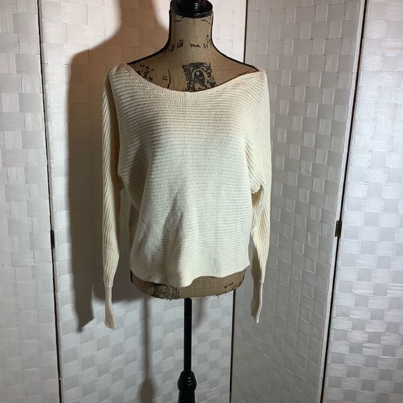 NWT Becca tilly bar lll ivory sweater size small - Picture 1 of 9